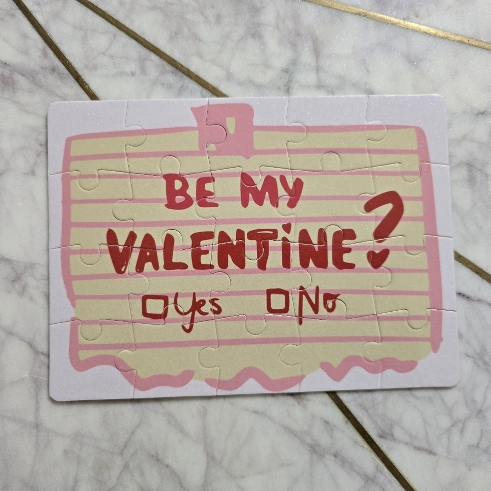 Valentine's Day Puzzle Gift Box Included